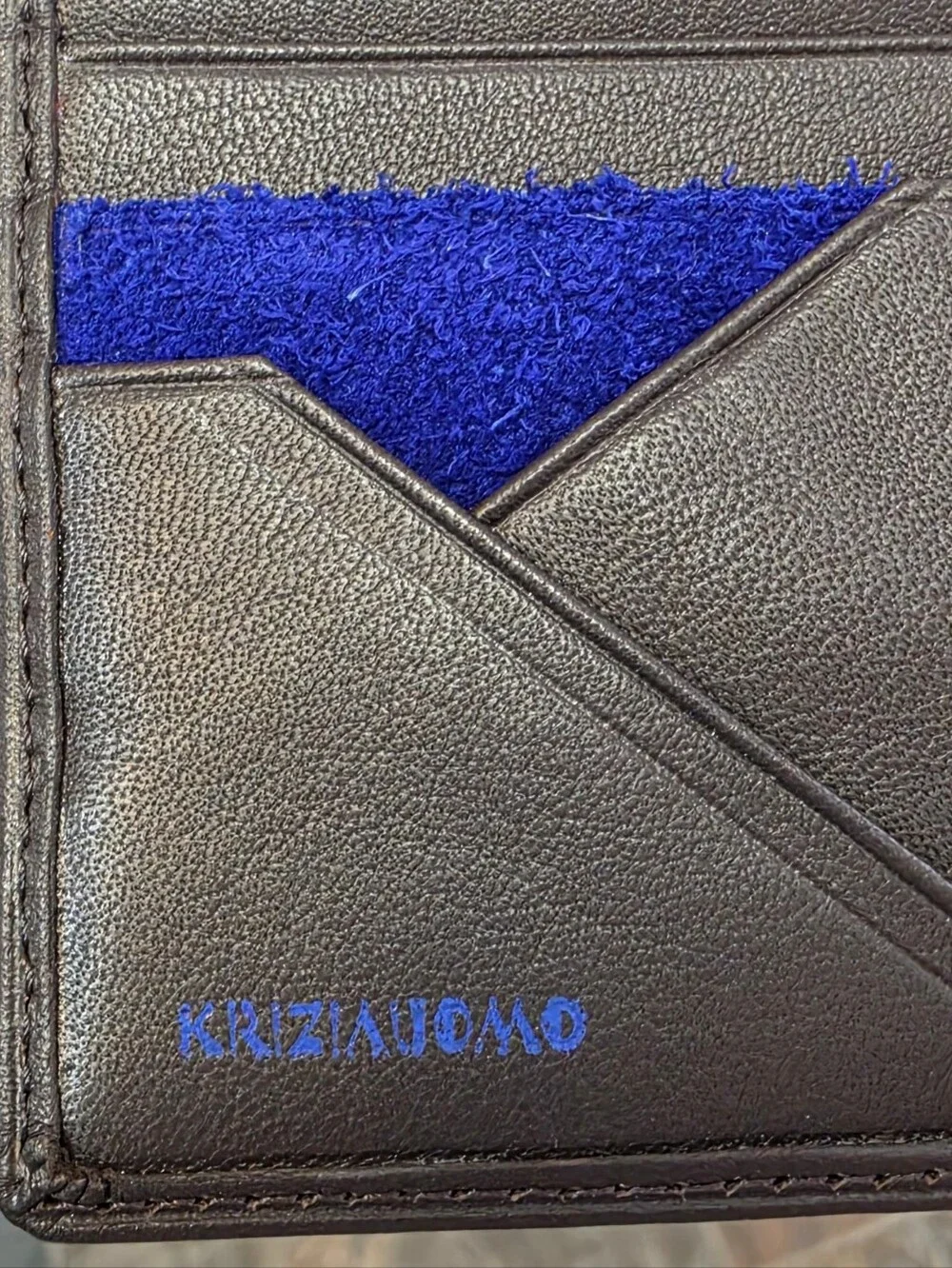 Krizia Milano Men's Leather Horizontal Bifold Coin Wallet - FULL INCLUSION